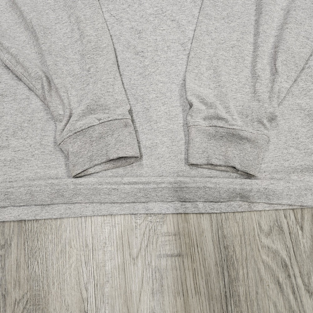 Carhartt Loose Fit Long Sleeve Henley Shirt Mens 2XL Tall Gray Workwear Pocket T - Picture 4 of 10